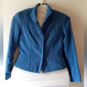 Lafayette 148 New York *RARE* Cashmere & Angora Vintage Jacket - Size: Medium